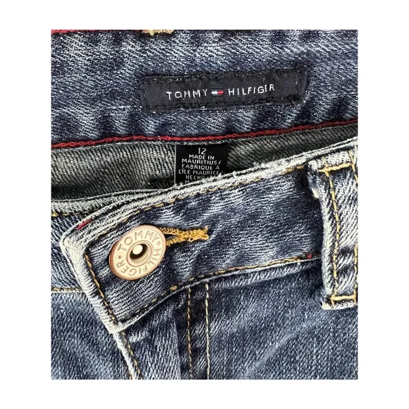 Tommy Hilfiger Blue Jeans Womens Size 14 Pants Pockets Zipper - Picture 4 of 8